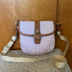 NWT Coach Lilac Crossbody Bag